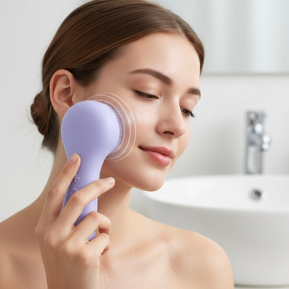 Rotating Facial Cleansing Brush & Blackhead Remover
