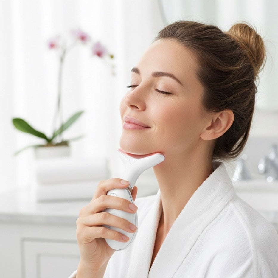 Sonic & LED Face and Neck Sculpting Device